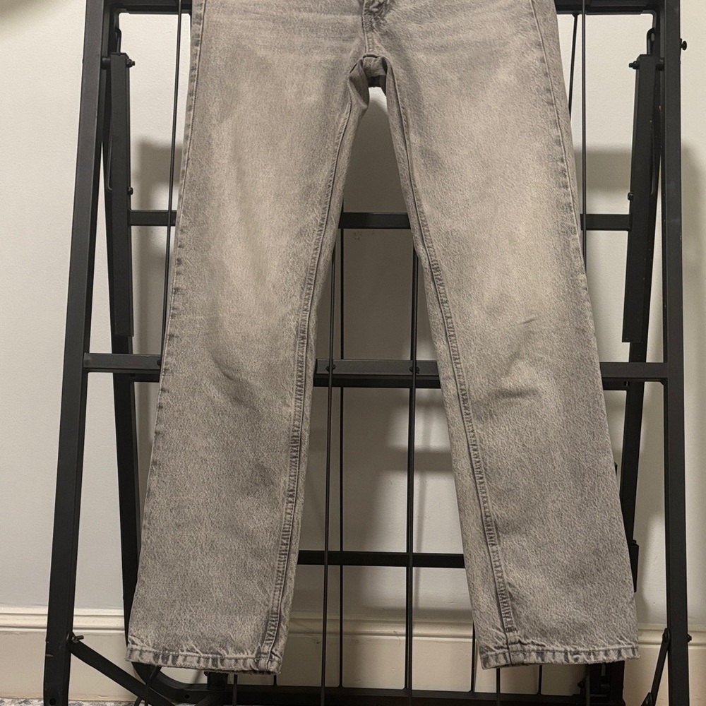 Zara Gray Denim Jeans - Picture 3 of 4